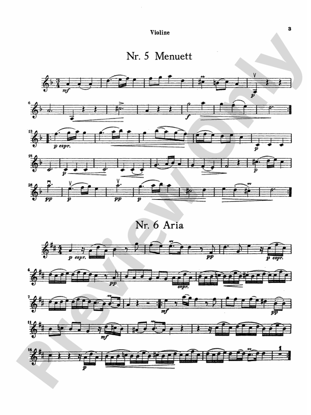 Mozart Twelve Little Pieces from the Notebook of Wolfgang Mozart No