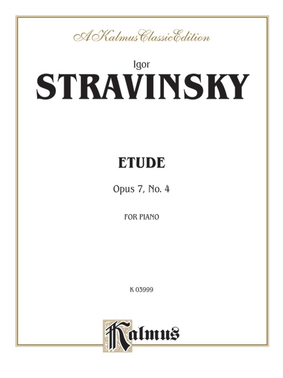 Etude, Opus 7, No. 4