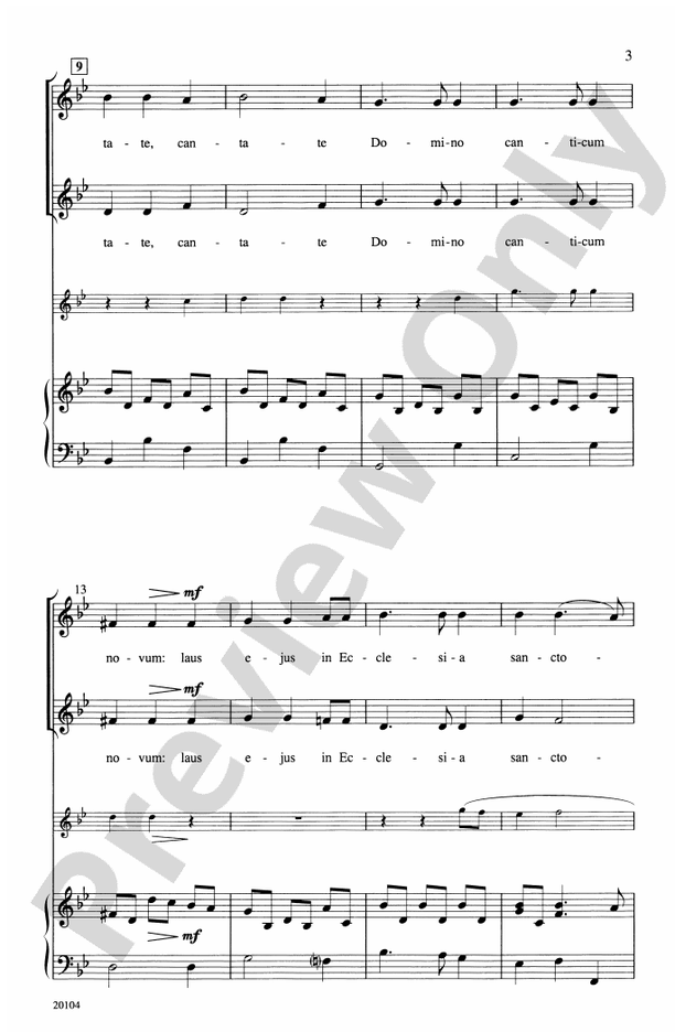Cantate Domino