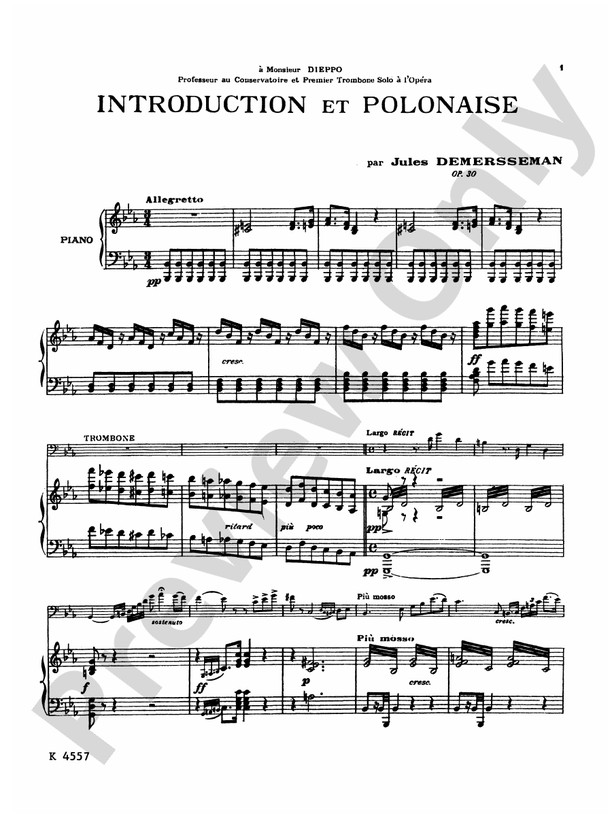 Demersseman introduction and polonaise introduction and polonaise