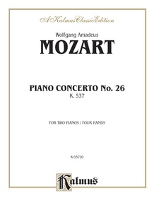 Piano Concerto No. 26 in D, K. 537