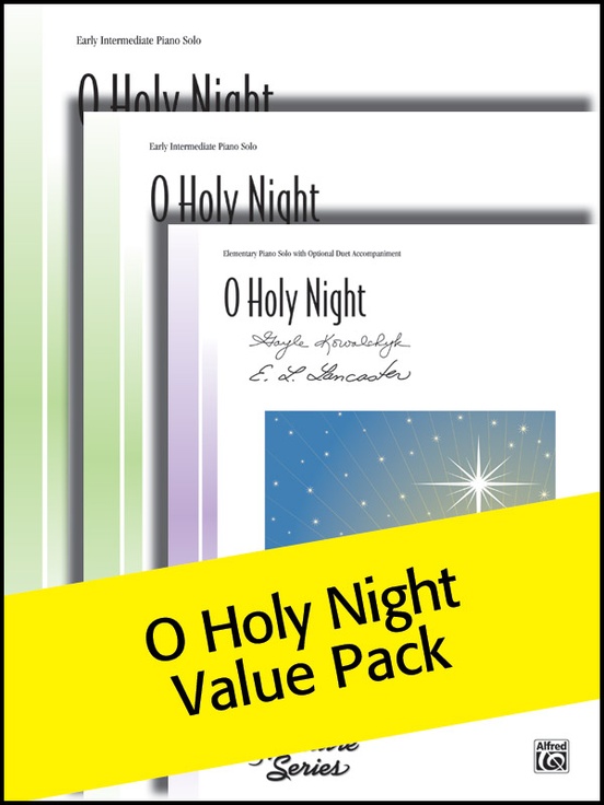 O Holy Night Sheet Solos (Value Pack)