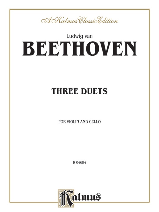 Beethoven: Three Duets for Violin and Cello