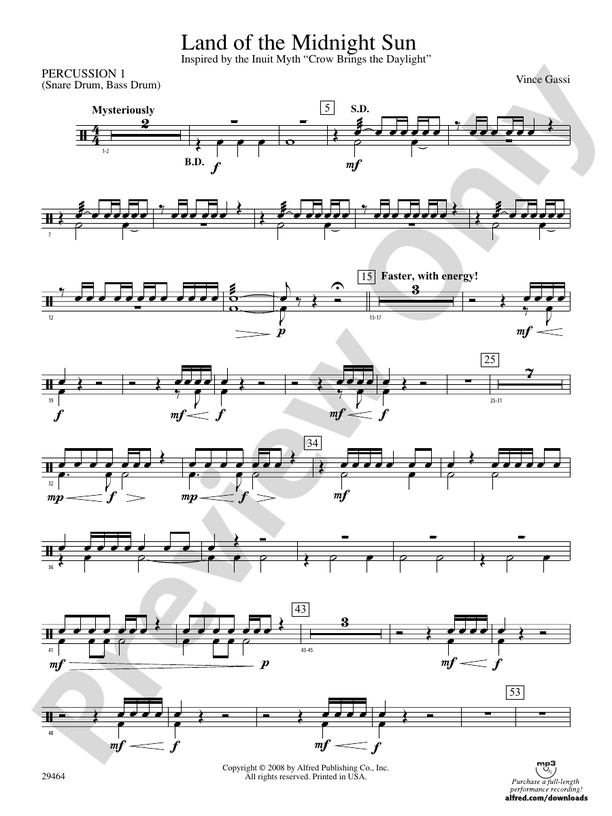 Midnight Sun for Flute and Piano - Download Sheet Music PDF file