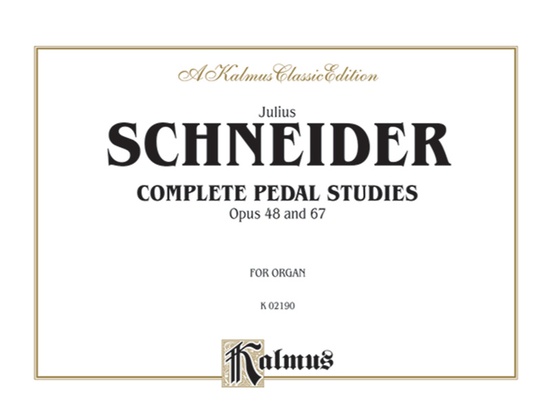 Complete Pedal Studies, Opus 48 and 67