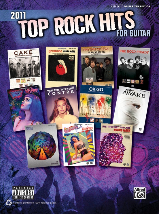 2011 Top Rock Hits for Guitar