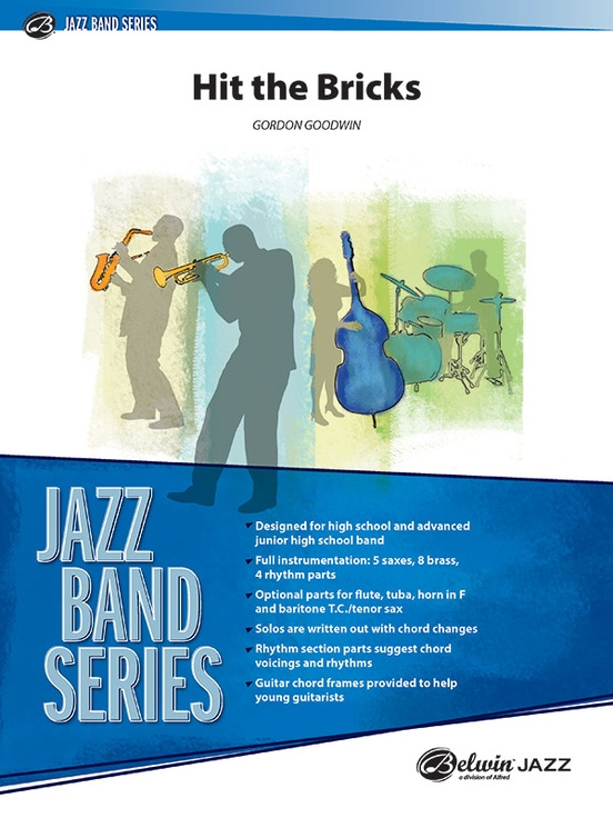 Hit the Bricks: Jazz Ensemble Conductor Score & Parts
