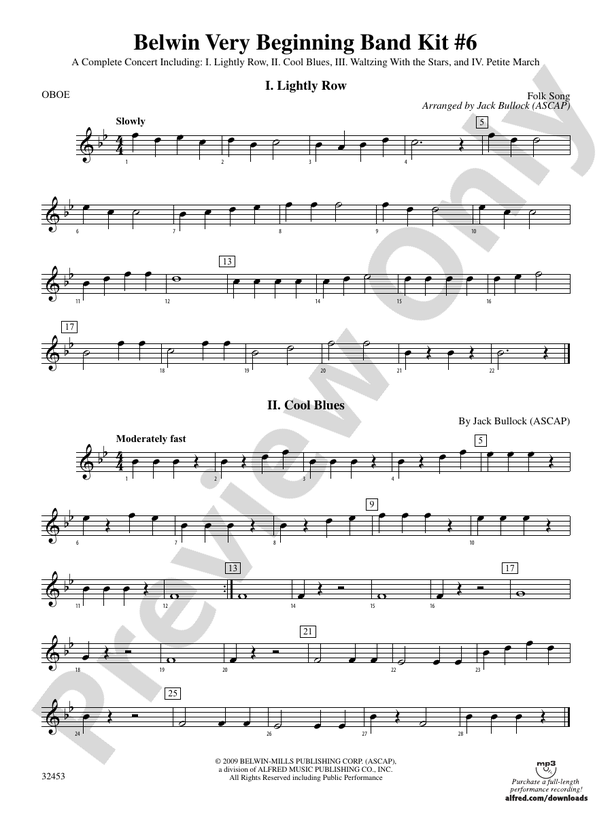 Belwin Very Beginning Band Kit 6 Oboe Oboe Part Digital Sheet