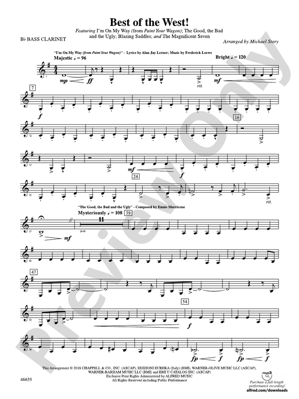Best of the West! Bflat Bass Bflat Bass Part
