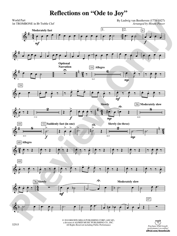 Reflections Lead Sheet BB