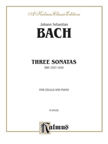 Three Sonatas for Viola da Gamba, BWV 1027-29