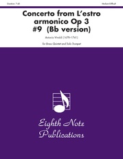 Concerto (from L'estro Armonico, Op 3 #9) (B-flat version)