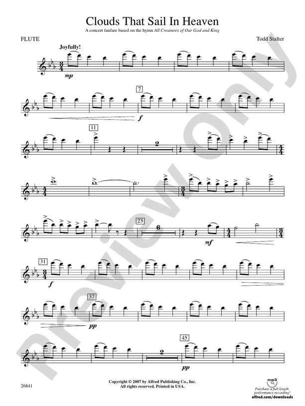 取寄 | 試聴可 | Clouds That Sail In Heaven | トッド・スタルター ( 吹奏 | 譜 ) Looking Up at Sail with Clouds Stock Photo - Image of direction