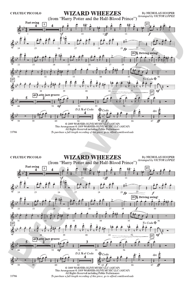 Wizard Wheezes (from Harry Potter and the HalfBlood Prince) Flute