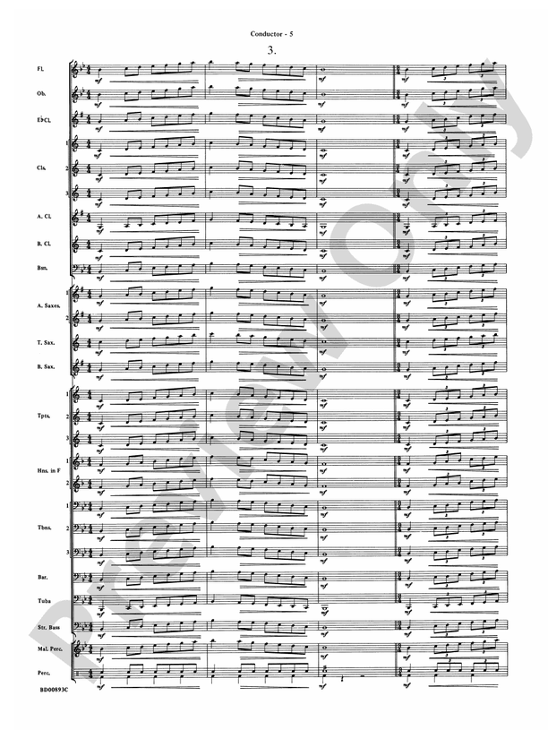 Belwin "WarmUps" for Symphonic Band Score Concert Band Score