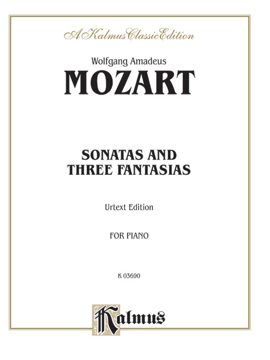 Sonatas and Three Fantasias (Urtext Edition)