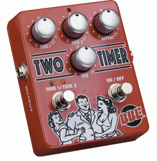 BBE Two Timer Dual Mode Delay Guitar Effects Pedal