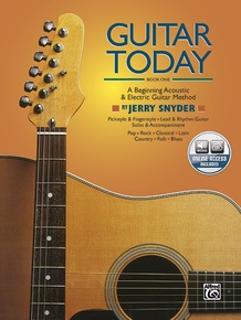 Jerry Snyder's Guitar School Alfred 1993 Method Book 1 