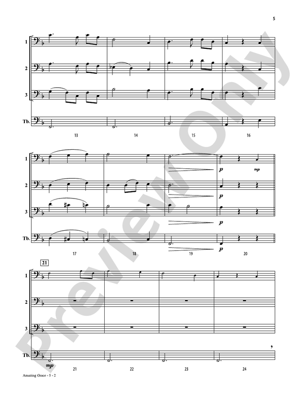 Solos, Duets & Trios for Winds: Patriotic Favorites (Trombone/Bassoon/Baritone B.C./Tuba)