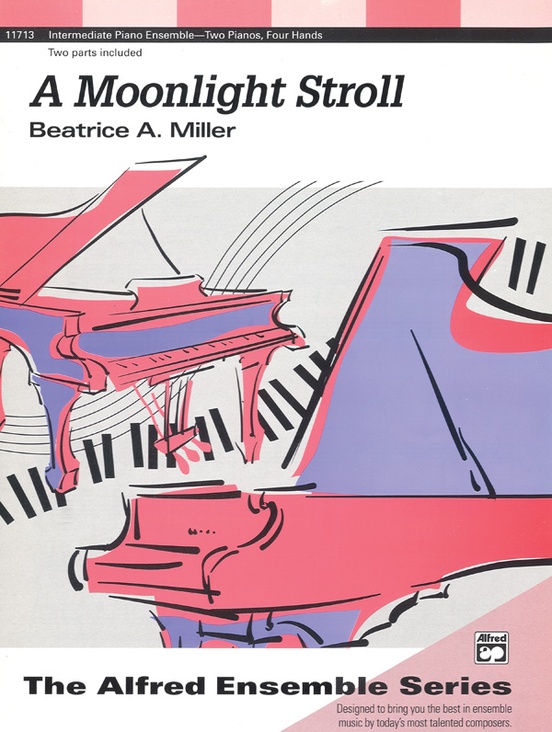 Moonlight Stroll - Piano Duo (2 Pianos, 4 Hands)