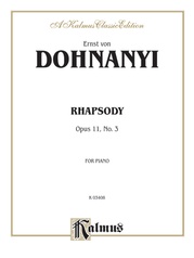 Dohnányi: Rhapsody, Op. 11, No. 3