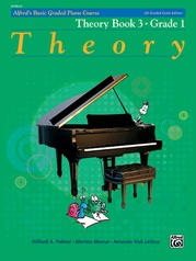 Alfred's Basic Graded Piano Course, Theory Book 3