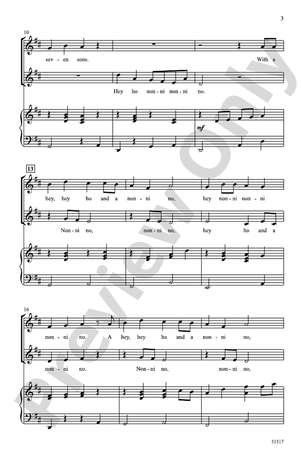 A Scottish Riddle: 2-Part Choral Octavo: Mary Donnelly - Digital Sheet ...