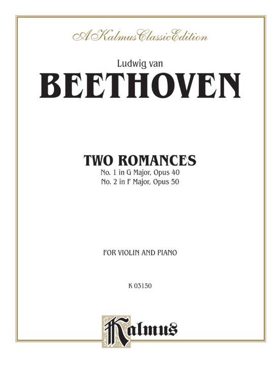 Two Romances, Opus 40 and 50