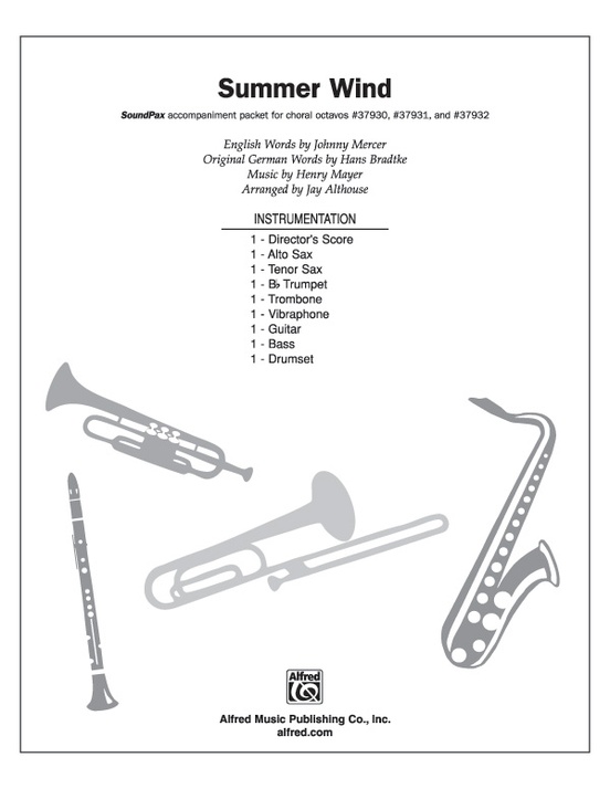 Summer Wind: E-flat Alto Saxophone