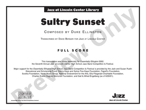 Sultry Sunset