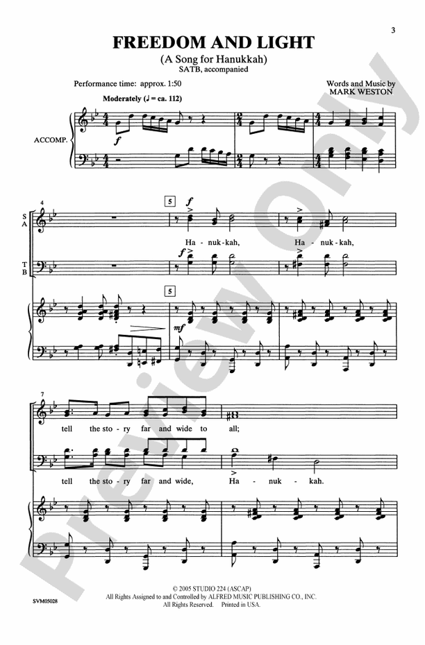 Freedom and Light (A Song for Hanukkah)
