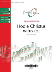 Hodie Christus natus est for SSAA and Percussion