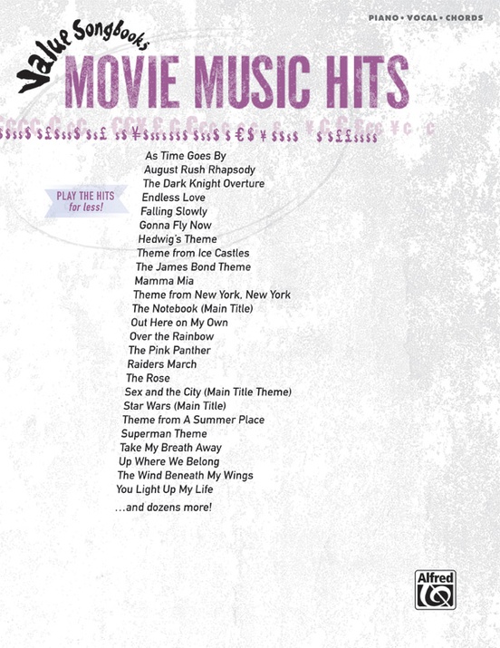 Value Songbooks: Movie Music Hits