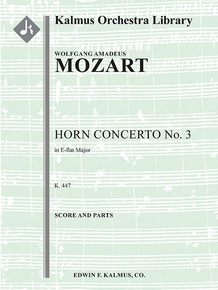 Concerto for Horn No. 3 in E-flat, K. 447