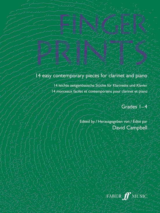 Fingerprints for Clarinet and Piano, Grade 1-4