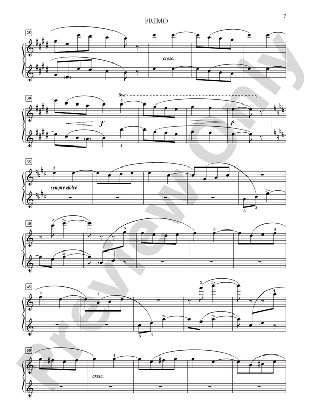 Fauré: Dolly Suite, Opus 56 - Piano Duet (1 Piano, 4 Hands)