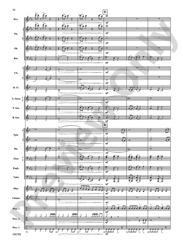 Three Minutes to Midnight: Concert Band Conductor Score & Parts