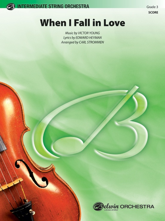 When I Fall in Love: String Orchestra Conductor Score: Victor
