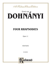Dohnányi: Four Rhapsodies, Op. 11