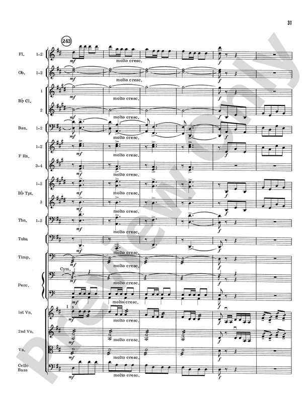 William Tell Overture: Full Orchestra Conductor Score & Parts