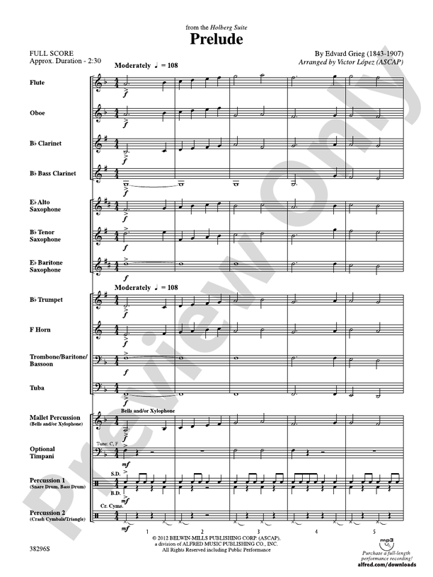 Prelude (from the Holberg Suite)