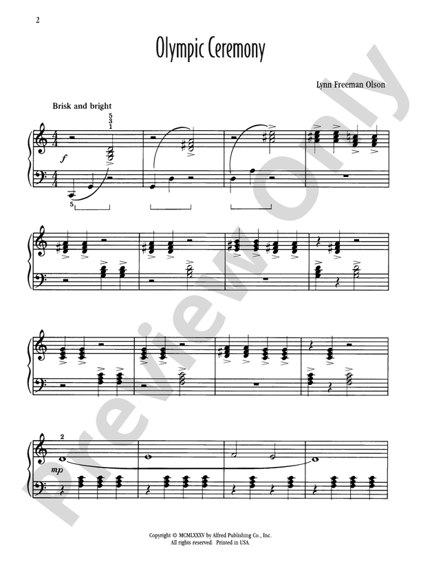 Olympic Ceremony - Piano Solo