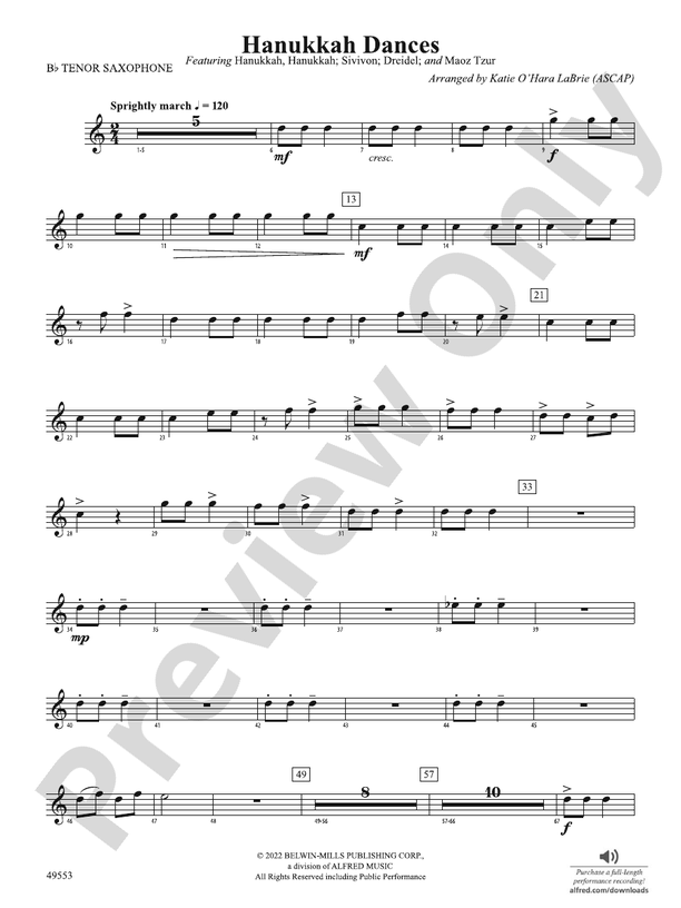 Hanukkah dances orchestra