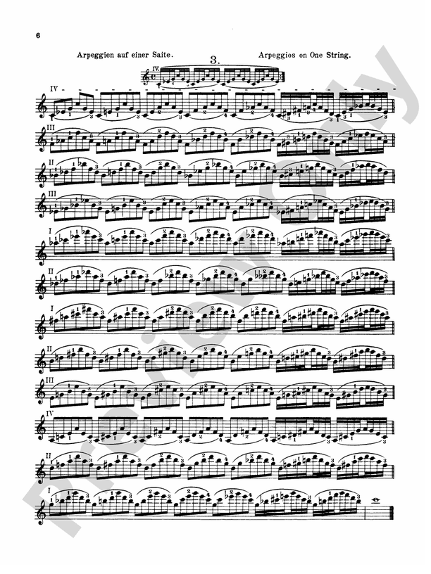 Sevcík School Of Violin Technics Op 1 Volume Iii Violin Book Otakar Sevcík Digital Sheet 3146