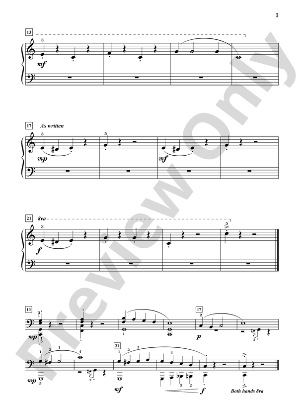 Grand One-Hand Solos for Piano, Book 1: 6 Early Elementary Pieces for Right or Left Hand Alone