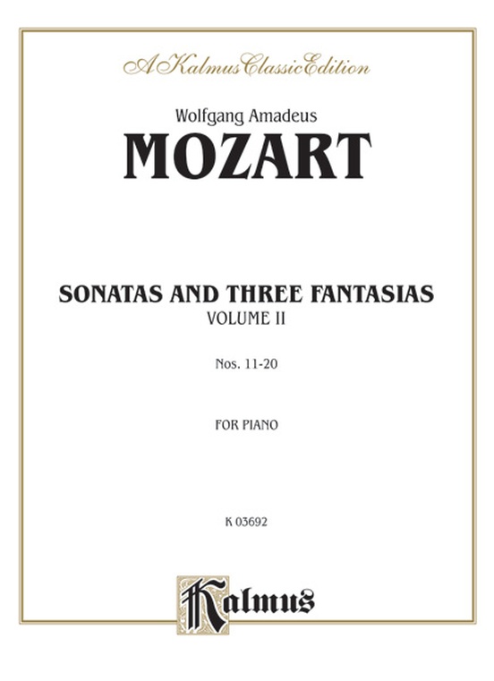 Mozart: Sonatas (Volume B): Sonata In F Major, K. 332 Part - Digital ...