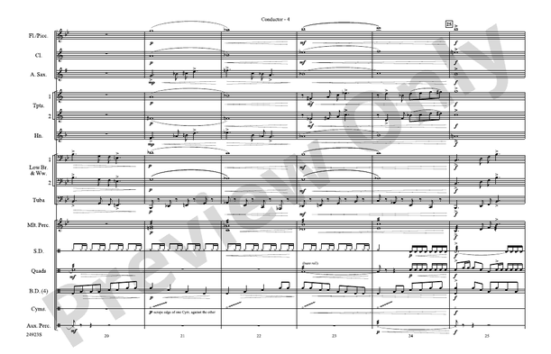A New World---Movement One: Marching Band Conductor Score