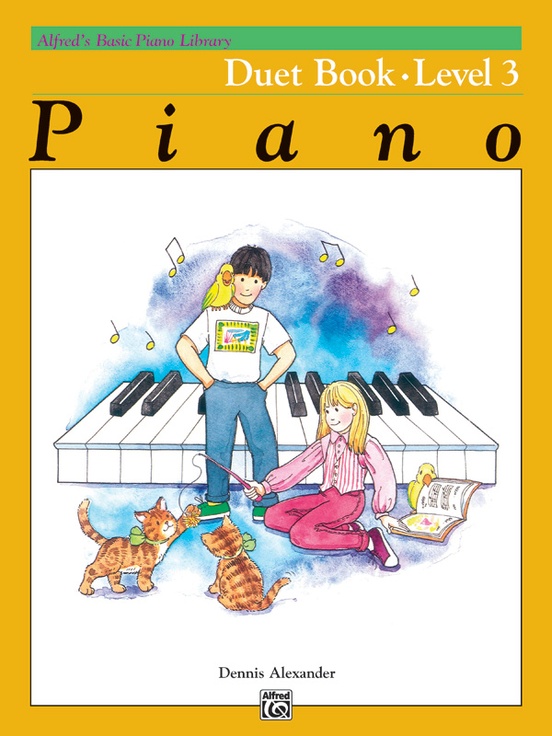 Alfred's Basic Piano Library Duet Book Level 3 Course 