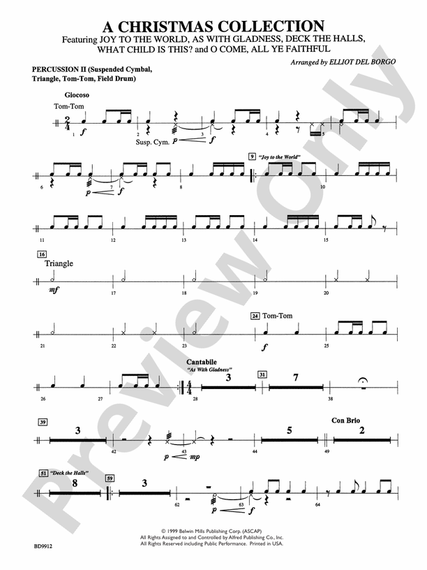 Christmas Collection 2nd Percussion 2nd Percussion Part Digital