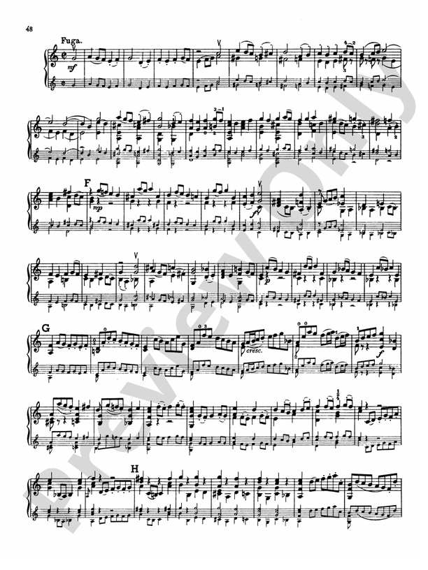 Bach Six Sonatas and Partitas Sonata No. 3 Part Digital Sheet Music